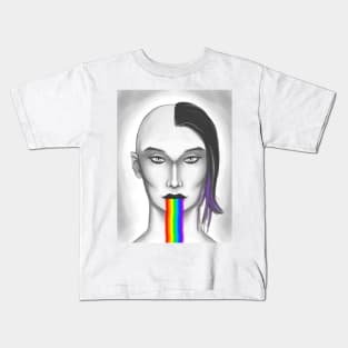 Rainbow Breathe Kids T-Shirt